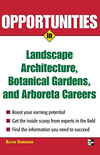 opportunities in landscape architecture botanical gardens and arboreta careers opportunities inÃ¢series Epub