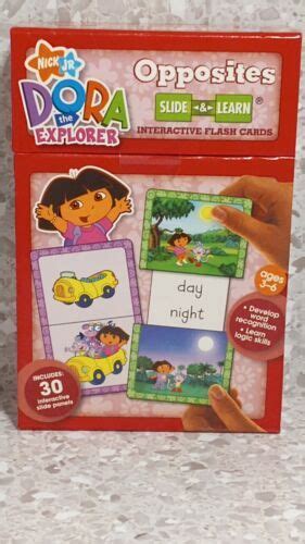 opposites slide and learn interactive flash cards dora the explorer Kindle Editon