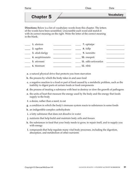 options for youth student activity workbook answers Doc