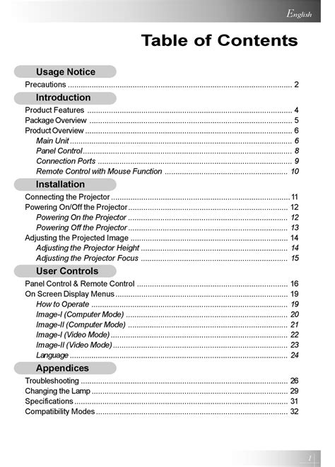 optoma ep731 projectors owners manual Doc
