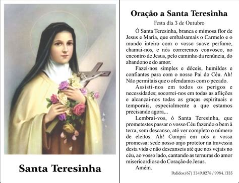 oração a santa terezinha