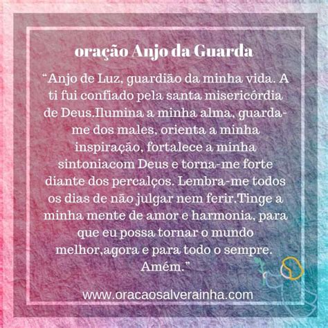 oração ao Santo Anjo da Guarda