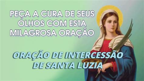 oracao santa luzia para olhos