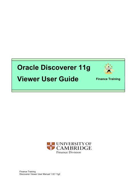 oracle 10g user guide PDF