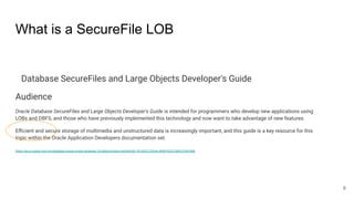 oracle application developer39s guide large objects lobs Reader
