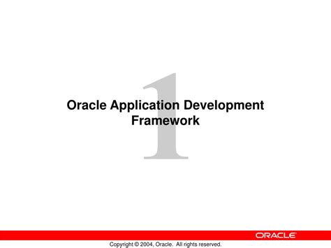 oracle application development framework developer guide Epub