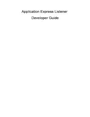 oracle application express listener installation and developer guide Reader