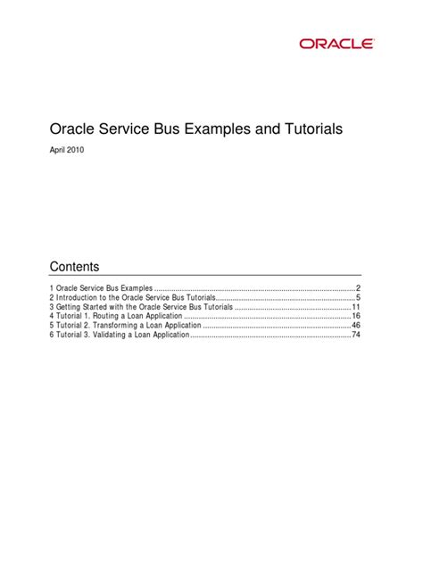 oracle service bus tutorial eclipse pdf Reader