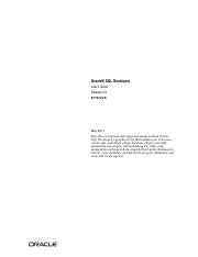 oracle sql developer user guide Doc