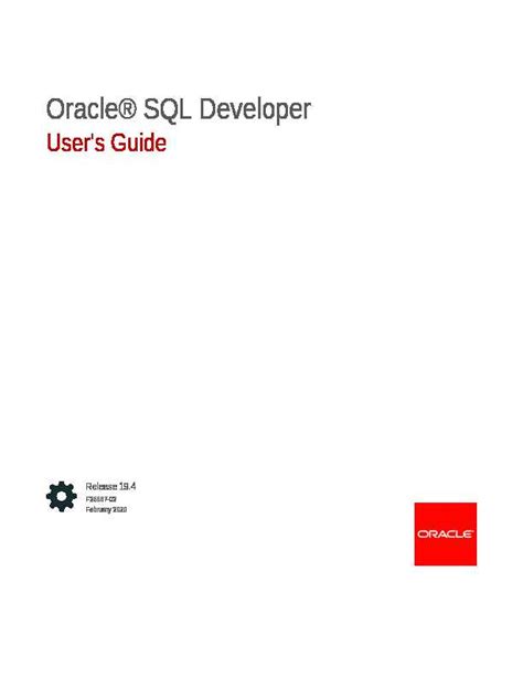 oracle sql developer user manual pdf Epub