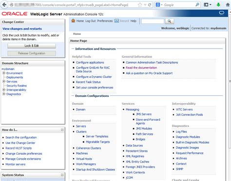 oracle weblogic server 12c documentation Doc