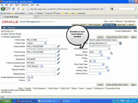 oracle work orders autorelease Kindle Editon