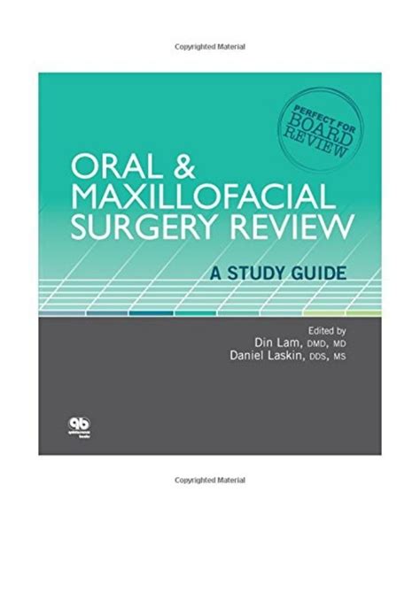 oral and maxillofacial surgery review a study guide Doc