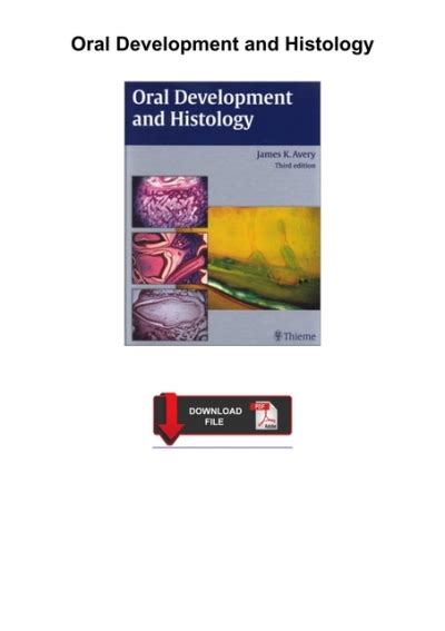 oral development and histology oral development and histology Reader