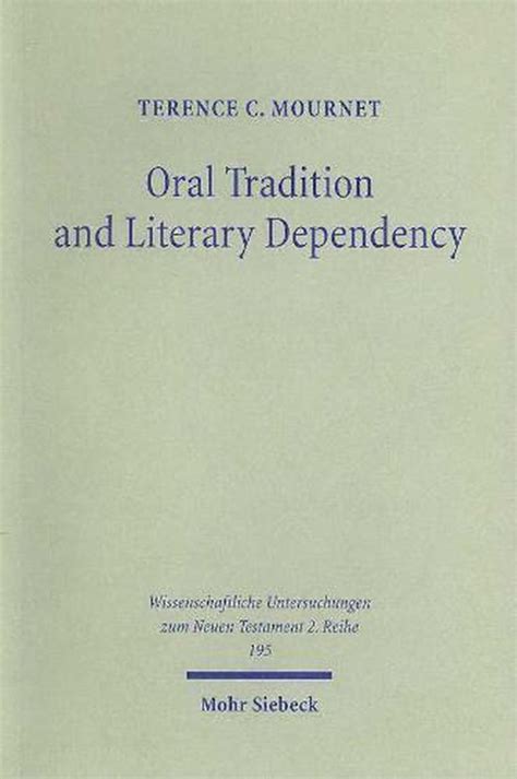oral tradition and literary dependency Reader