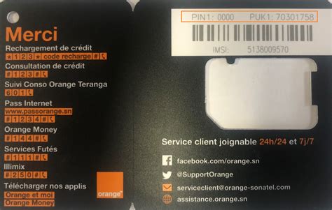 orange sim pin code Kindle Editon