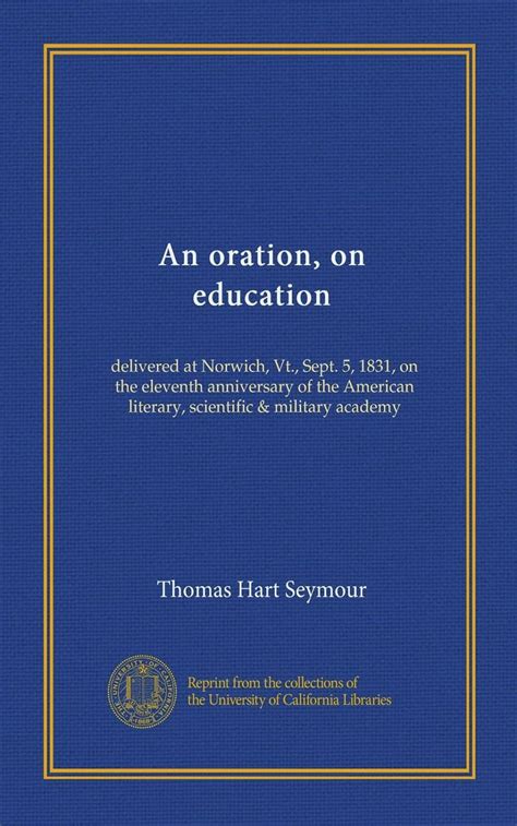 oration education delivered anniversary scientific PDF