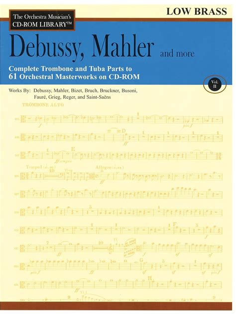 orchestra musicians cd rom library volume 2 low brass debussy mahler and more Kindle Editon