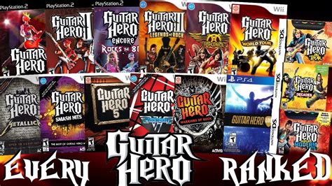 order of guitar hero games