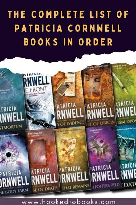 order of patricia cornwell books