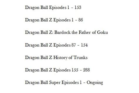 order to watch dragon ball