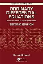 ordinary differential equations introduction fundamentals ebook Kindle Editon