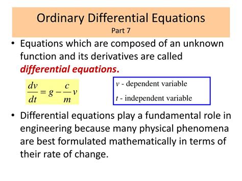 ordinary differential equations ordinary differential equations PDF