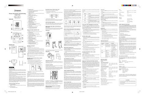 oregon scientific rmr112a manual Epub