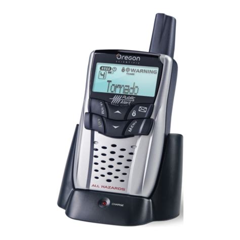 oregon scientific weather radio manual wr602 PDF