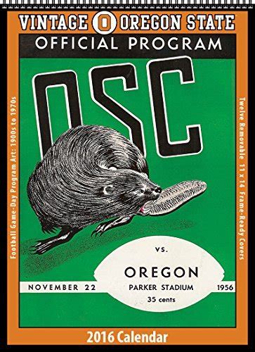 oregon state beavers 2012 vintage football calendar PDF