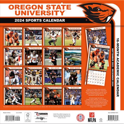 oregon state university beaver football 2000 calendar collegiate football calendars Kindle Editon