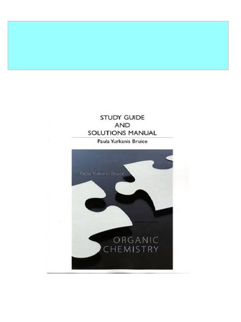 organic chemistry bruice 7th edition solution manual Epub