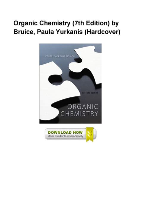 organic chemistry paula yurkanis bruice 7th edition Epub