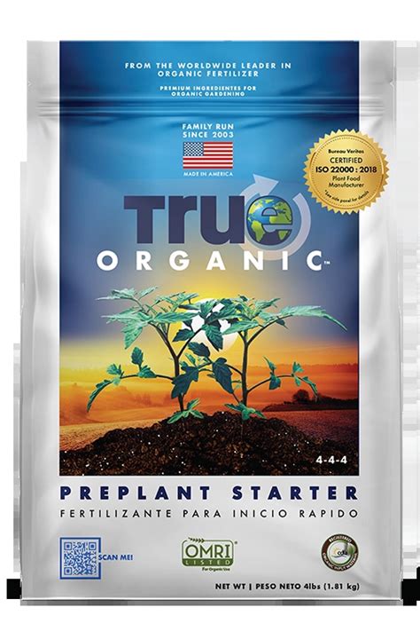 organic starter fertilizer