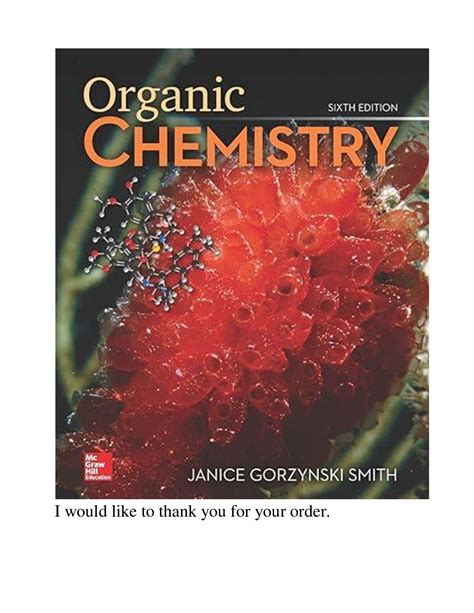 organic-chemistry-janice-gorzynski-smith-test-bank Ebook Doc