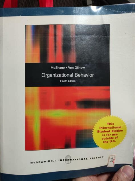 organisational behaviour mcshane olekalns travaglione 4th edition Reader