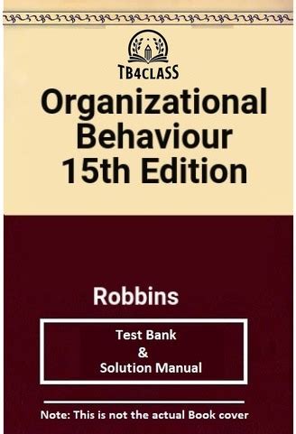 organization behavior 15 th edition solution manual Doc