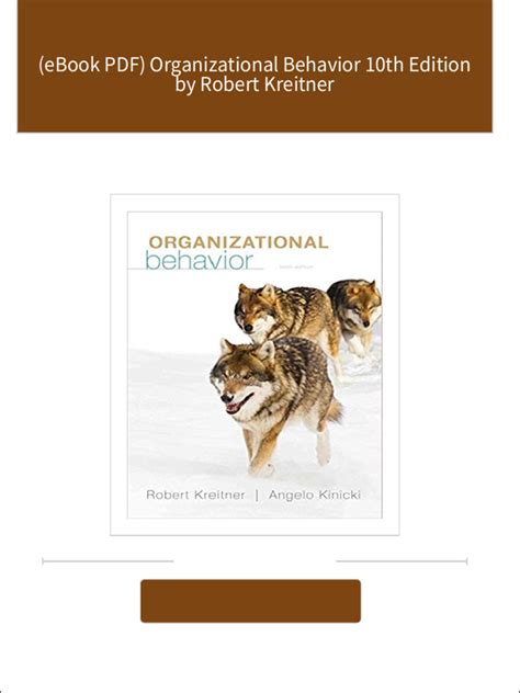 organizational behavior 10th edition kreitner kinicki Ebook Reader