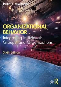 organizational behavior 6th edition langton Epub