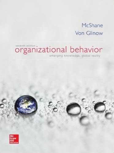 organizational behavior by mcshane 7th edition Kindle Editon
