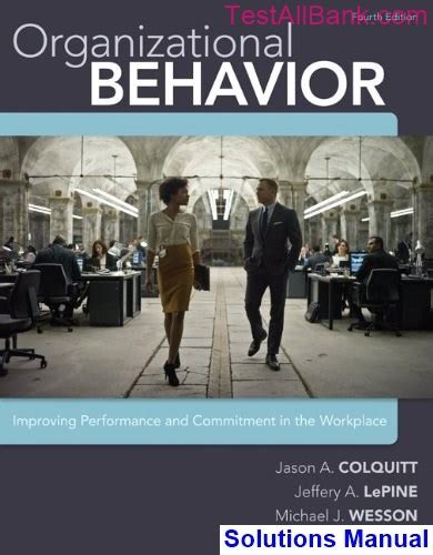 organizational behavior colquitt 4th Epub