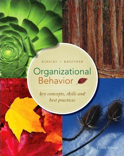 organizational behavior key concepts skills and best practices 4th edition note edition english PDF