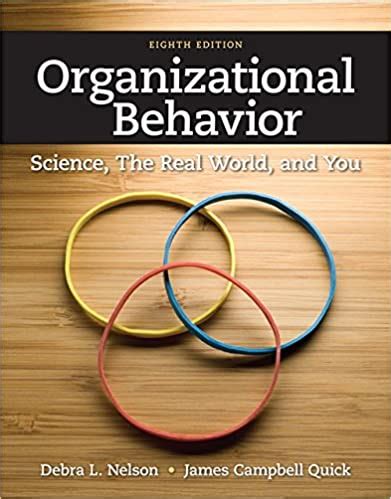 organizational behavior nelson and quick 8th edition PDF