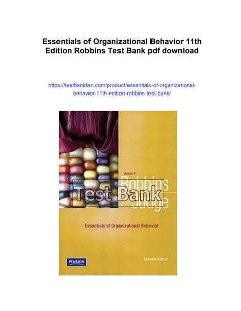 organizational behavior robbins 11th edition Doc