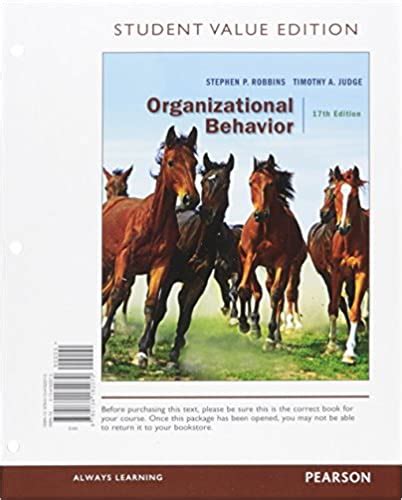 organizational behavior student value edition Ebook Kindle Editon