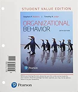 organizational behavior student value edition Ebook Kindle Editon