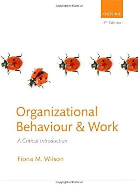 organizational behaviour and work a critical introduction paperback Ebook Kindle Editon