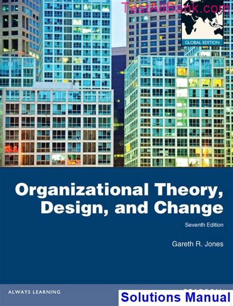 organizational theory design and change 7th edition PDF