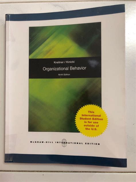 organizational-behavior-kreitner-9th-edition Ebook Epub