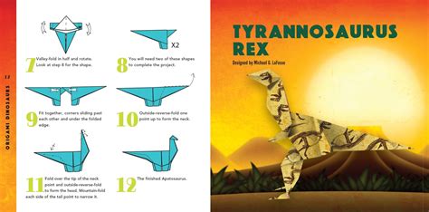 origami dinosaurs kit origami kit with 2 books 98 papers 20 projects Epub